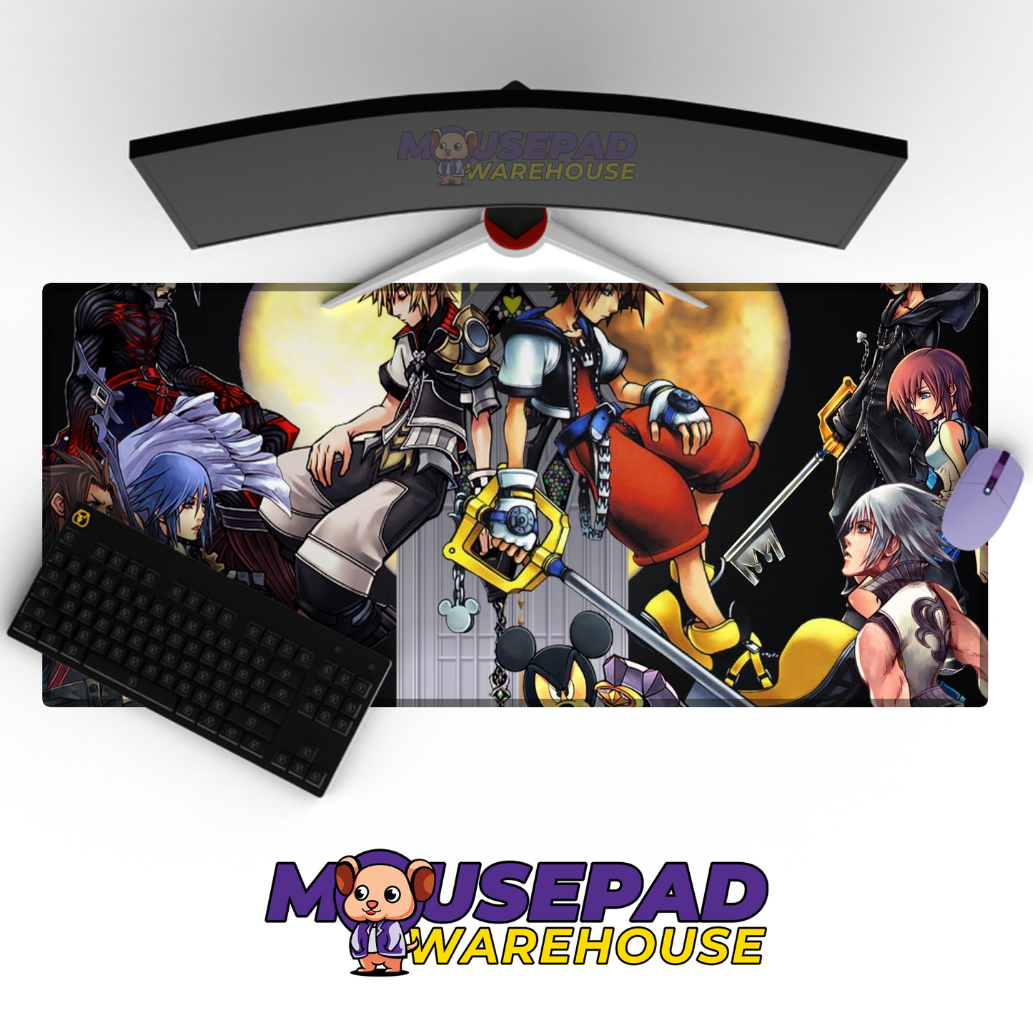 Kingdom Hearts V60 Mousepad Mockup