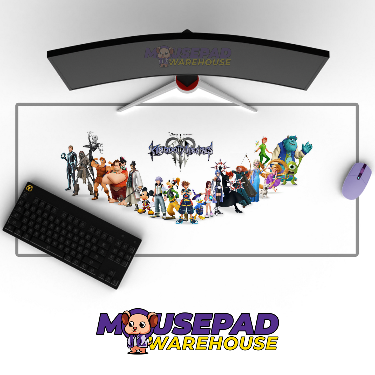 Kingdom Hearts V61 Mousepad Mockup
