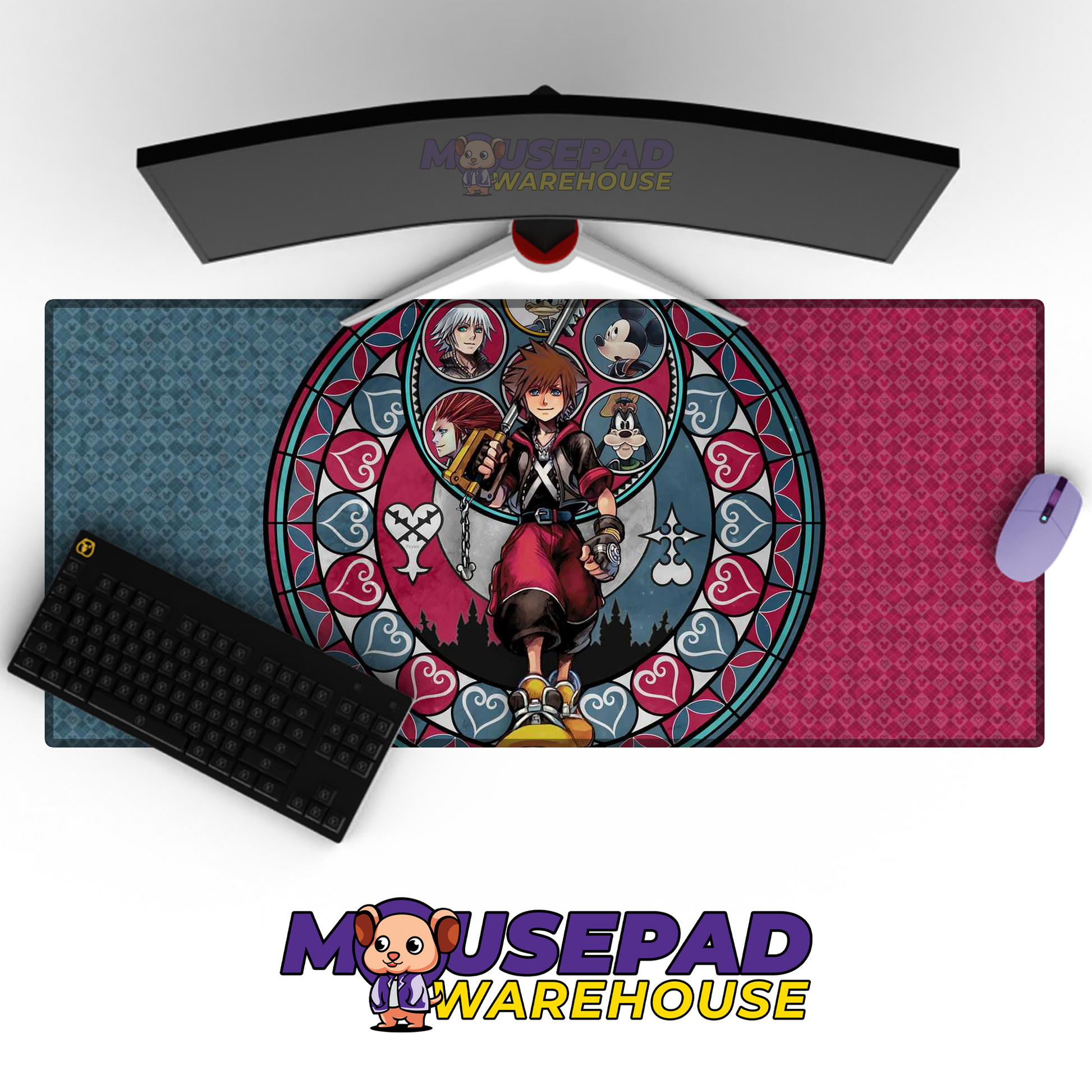 Kingdom Hearts V62 Mousepad Mockup