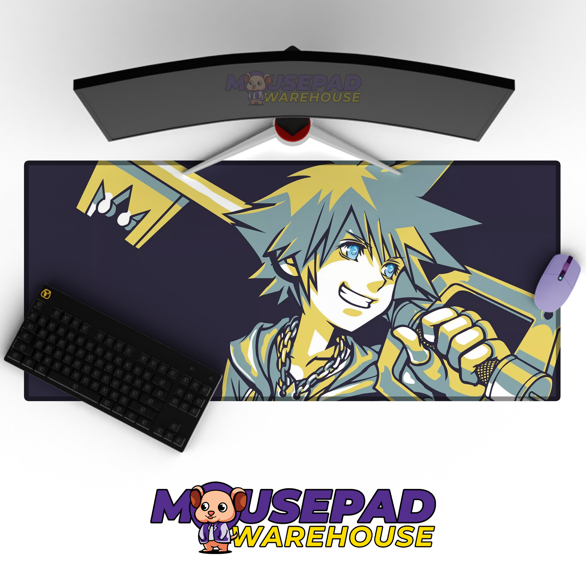 Kingdom Hearts V6 Mousepad Mockup