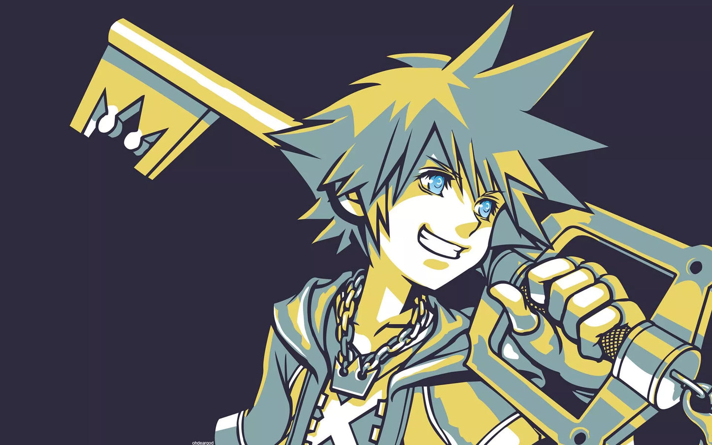 Kingdom Hearts V6 Mousepad