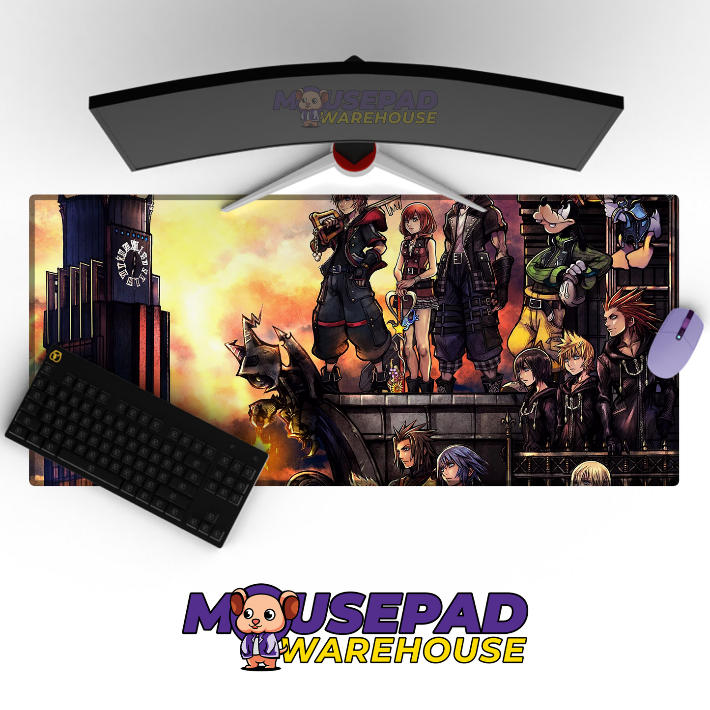 Kingdom Hearts V8 Mousepad Mockup