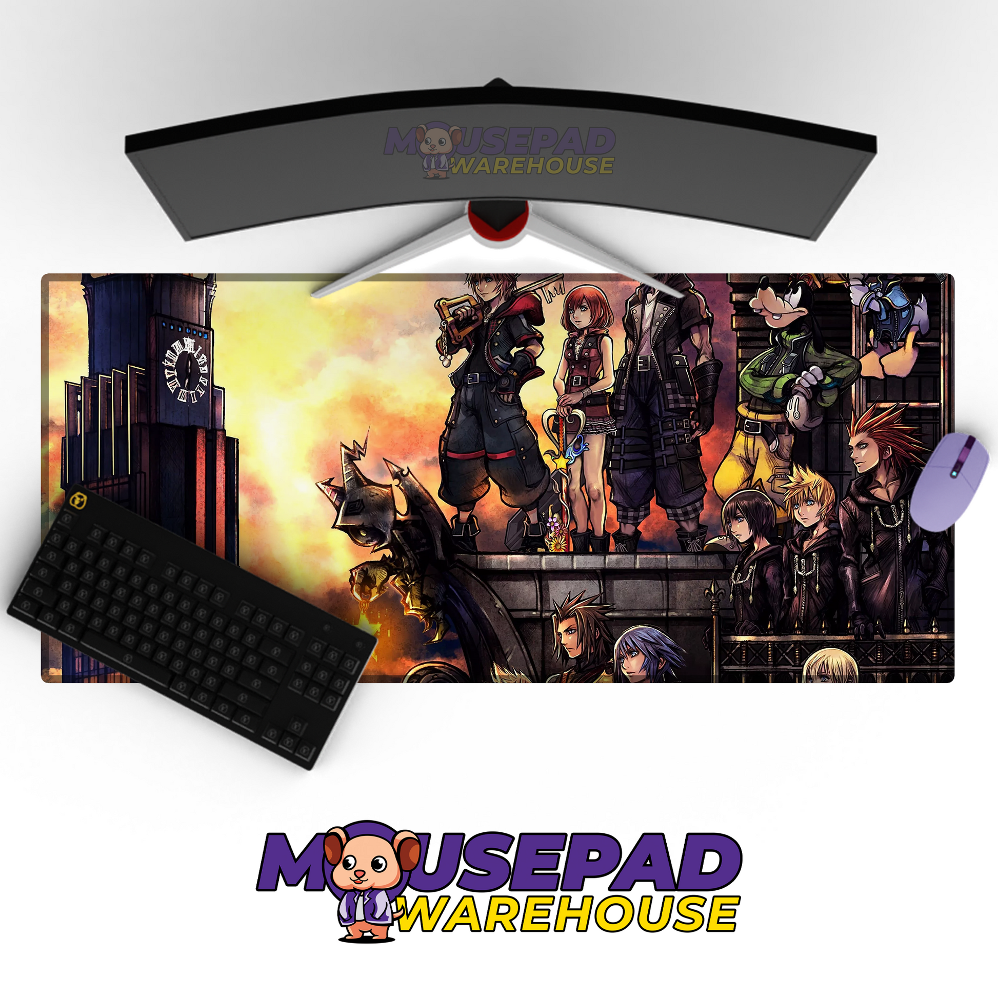 Kingdom Hearts V8 Mousepad Mockup