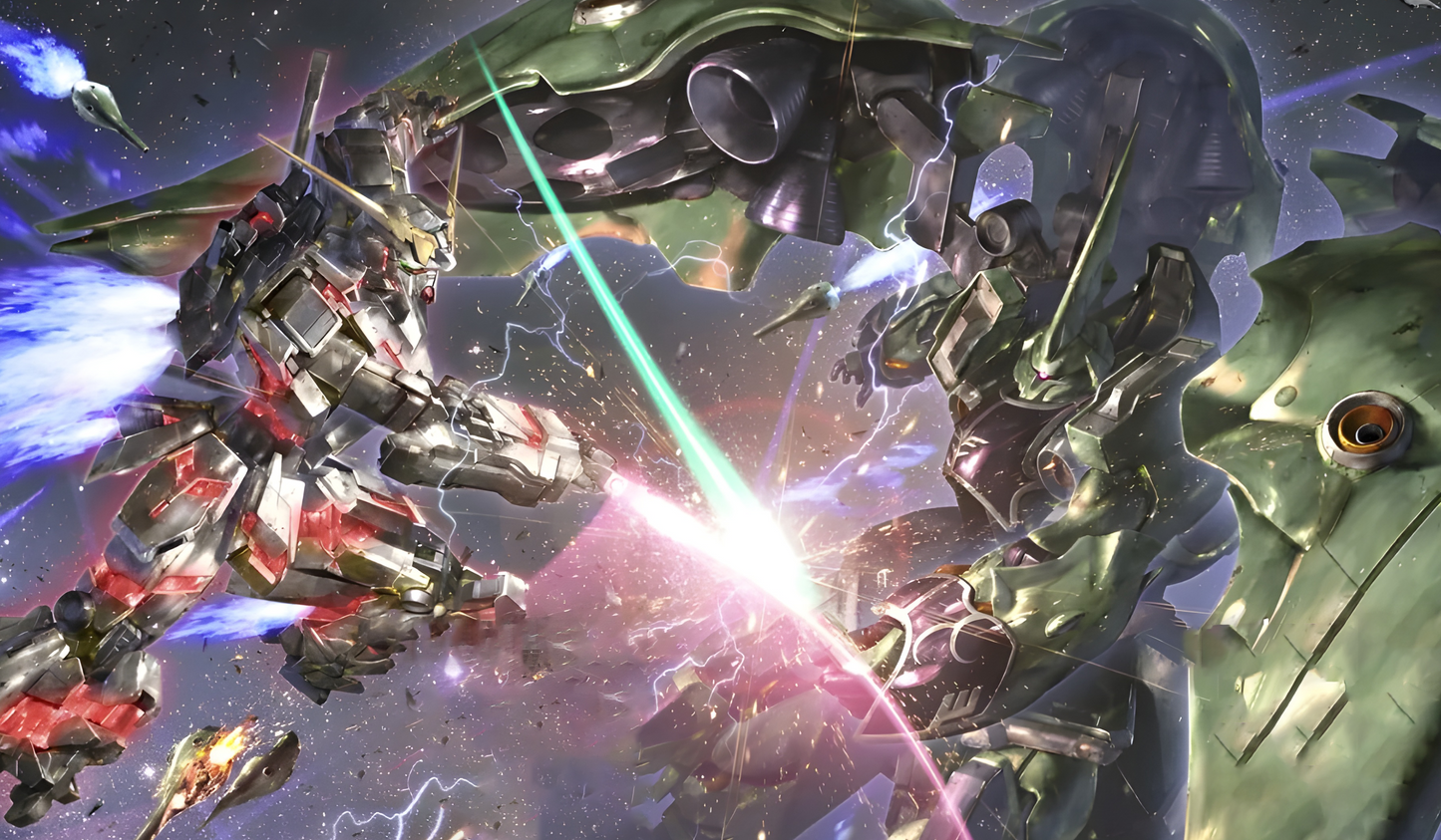 Ksha Vs Unicorn no layout Gundam TCG Playmat