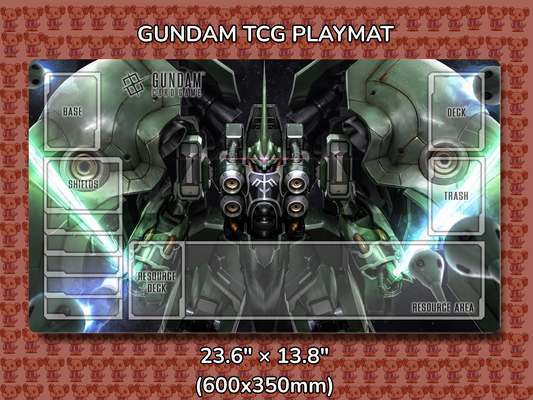 Kshatriya 2 Gundam TCG Playmat Mockup