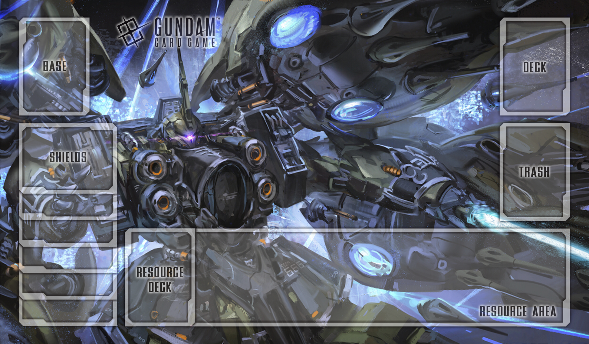 Kshatriya Playmat PNG Gundam TCG Playmat