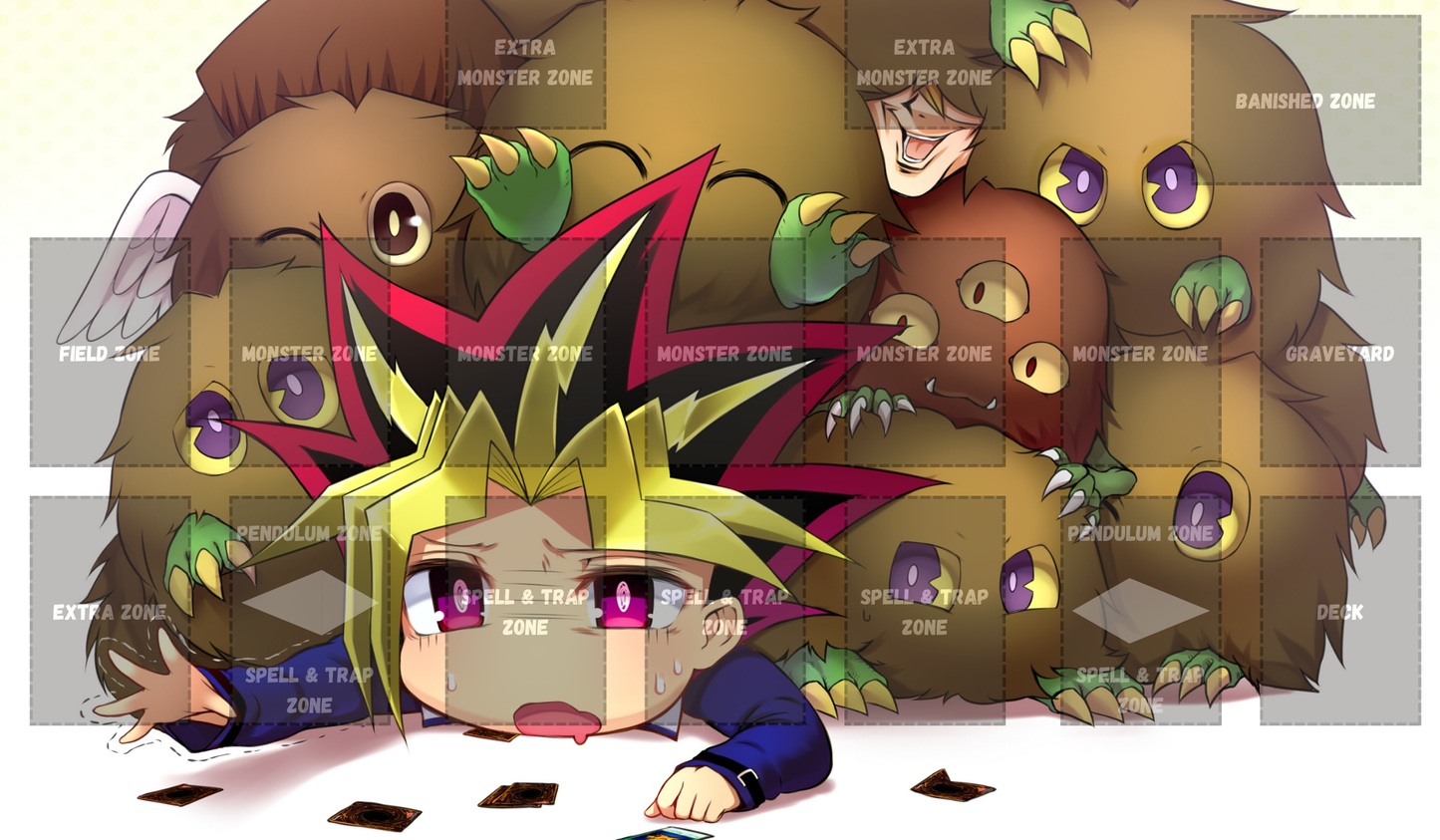Kuriboh Overload Yu Gi Oh Card Game Playmat