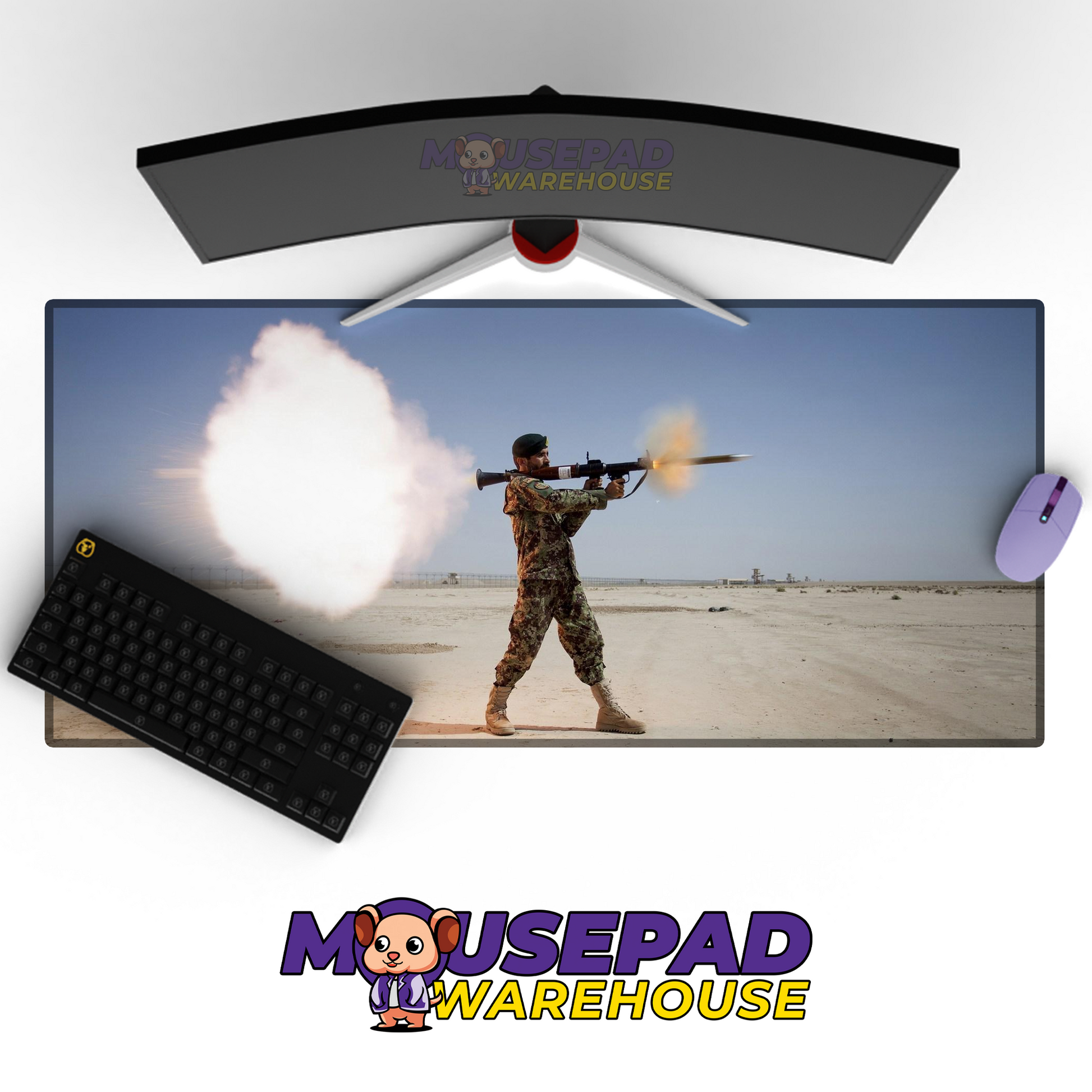 LAV-25 V12 Mousepad Deskmat Mockup