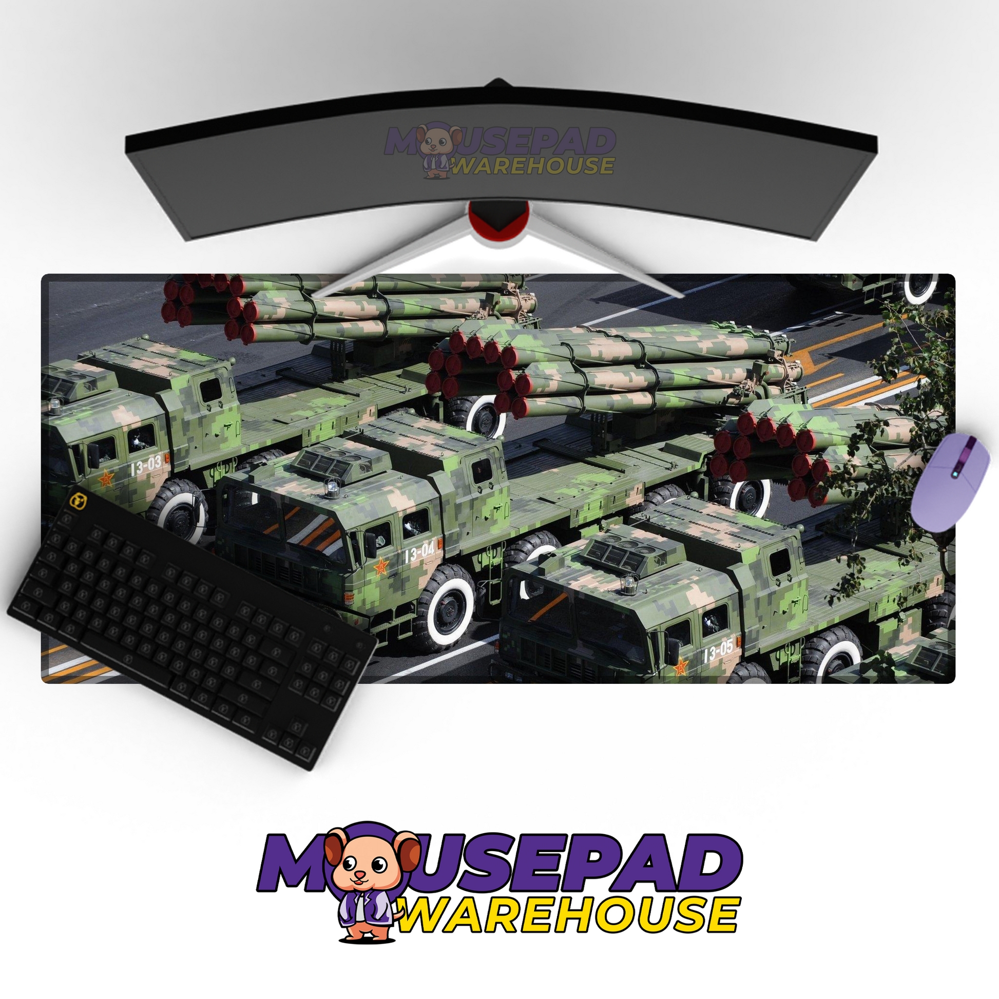 LAV-25 V21 Mousepad Deskmat Mockup