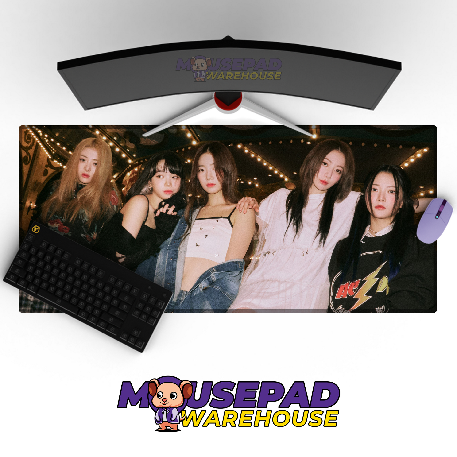 LE SSERAFIM V10 Mousepad Mockup