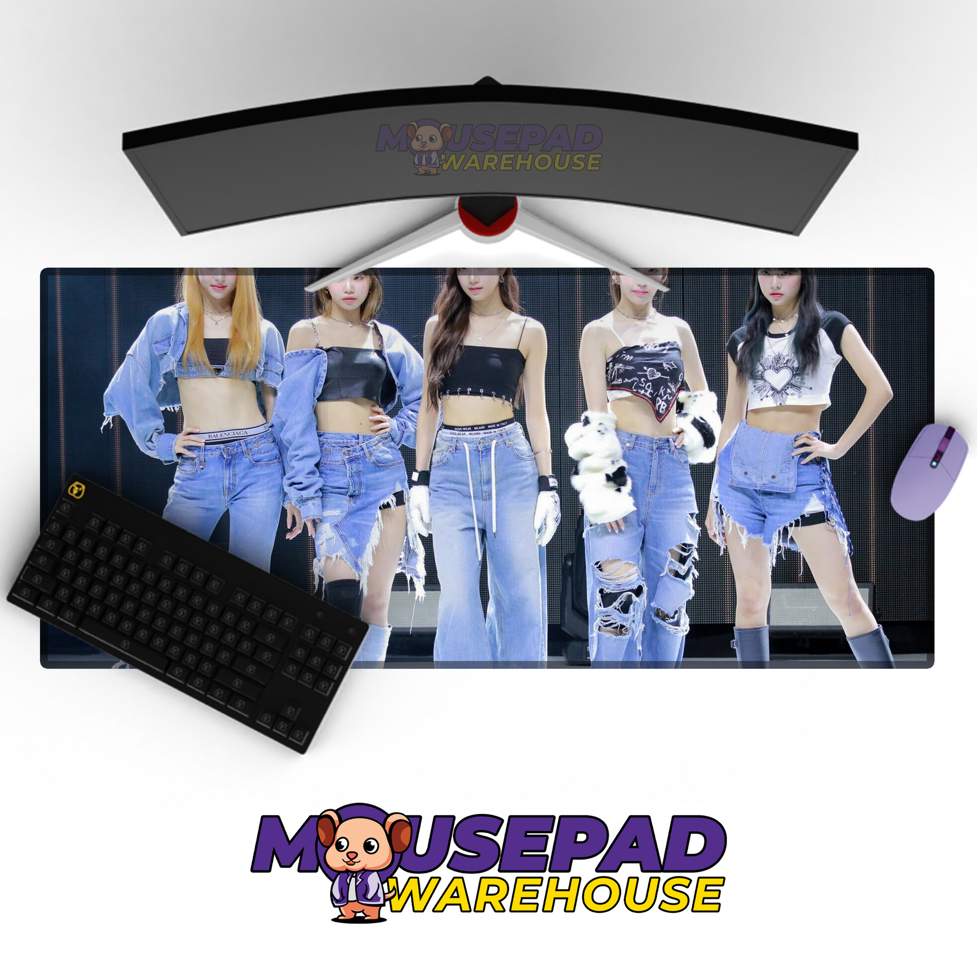 LE SSERAFIM V15 Mousepad Mockup