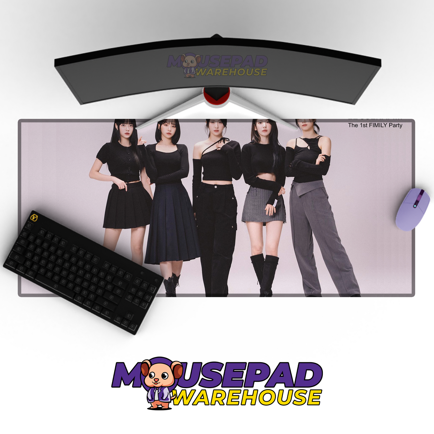 LE SSERAFIM V17 Mousepad Mockup