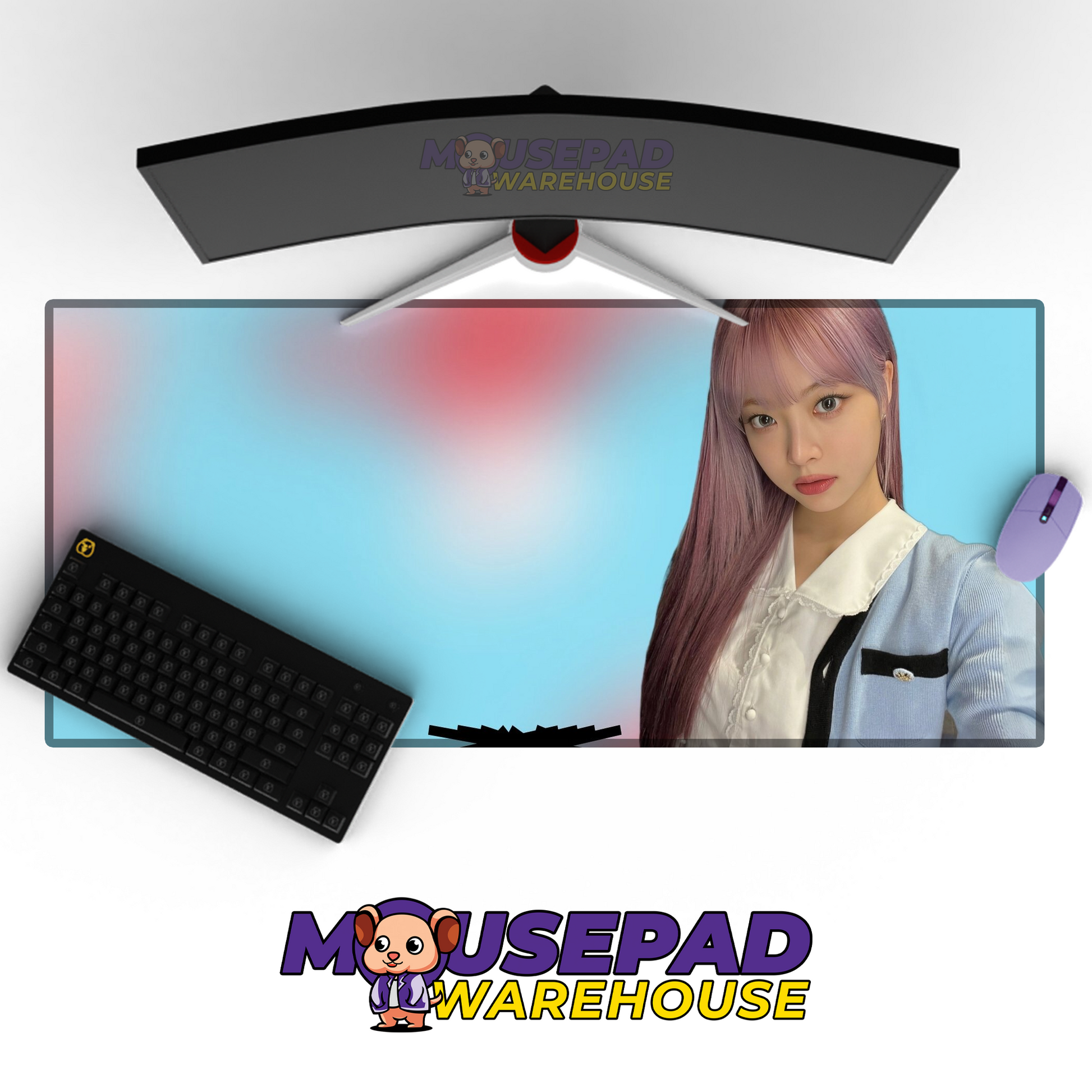 LE SSERAFIM V23 Mousepad Mockup