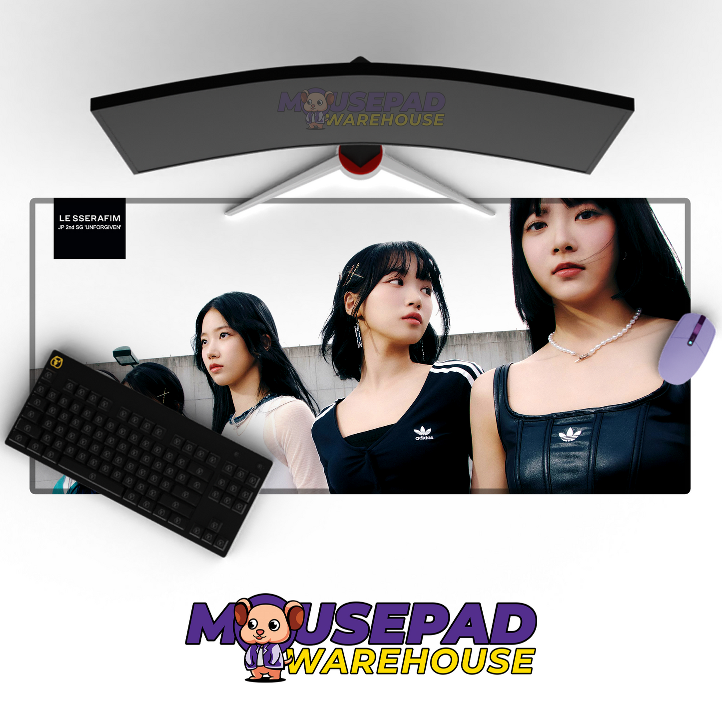 LE SSERAFIM V7 Mousepad Mockup