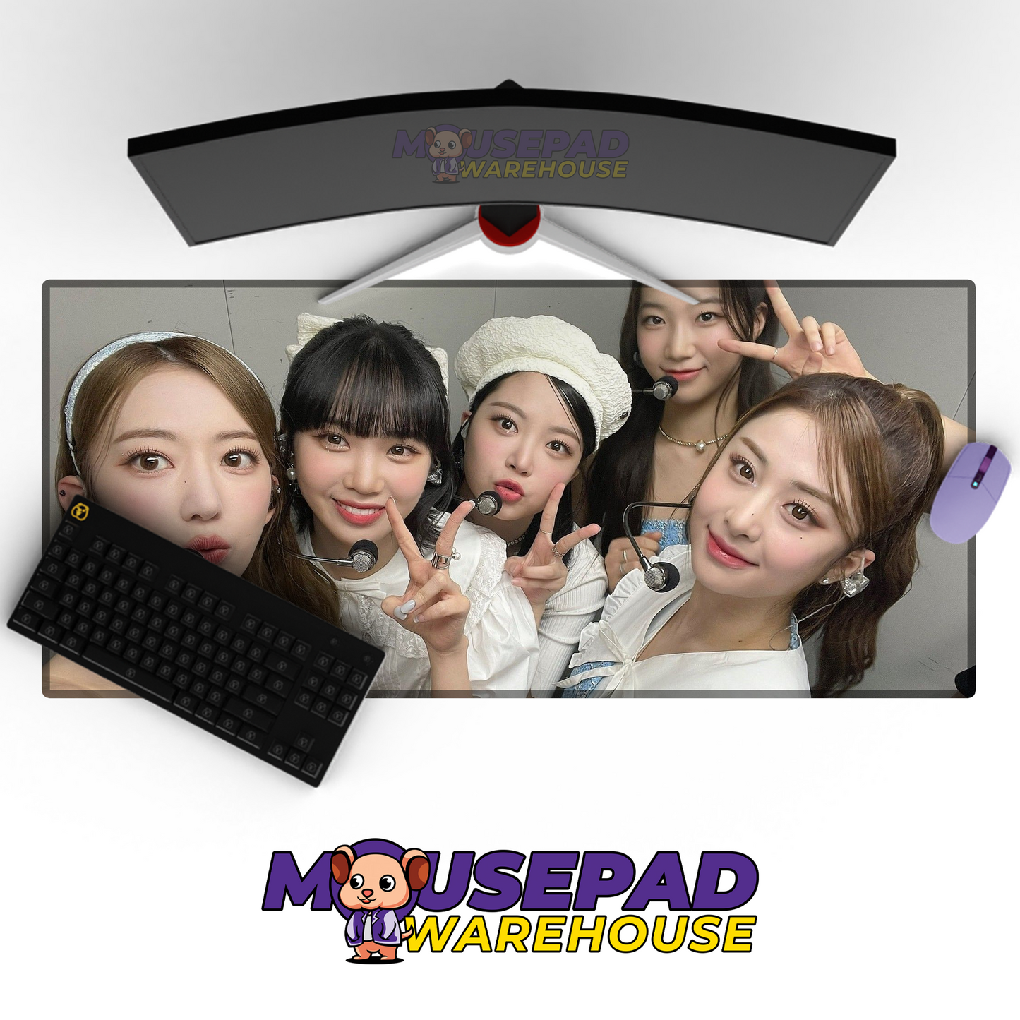 LE SSERAFIM V8 Mousepad Mockup
