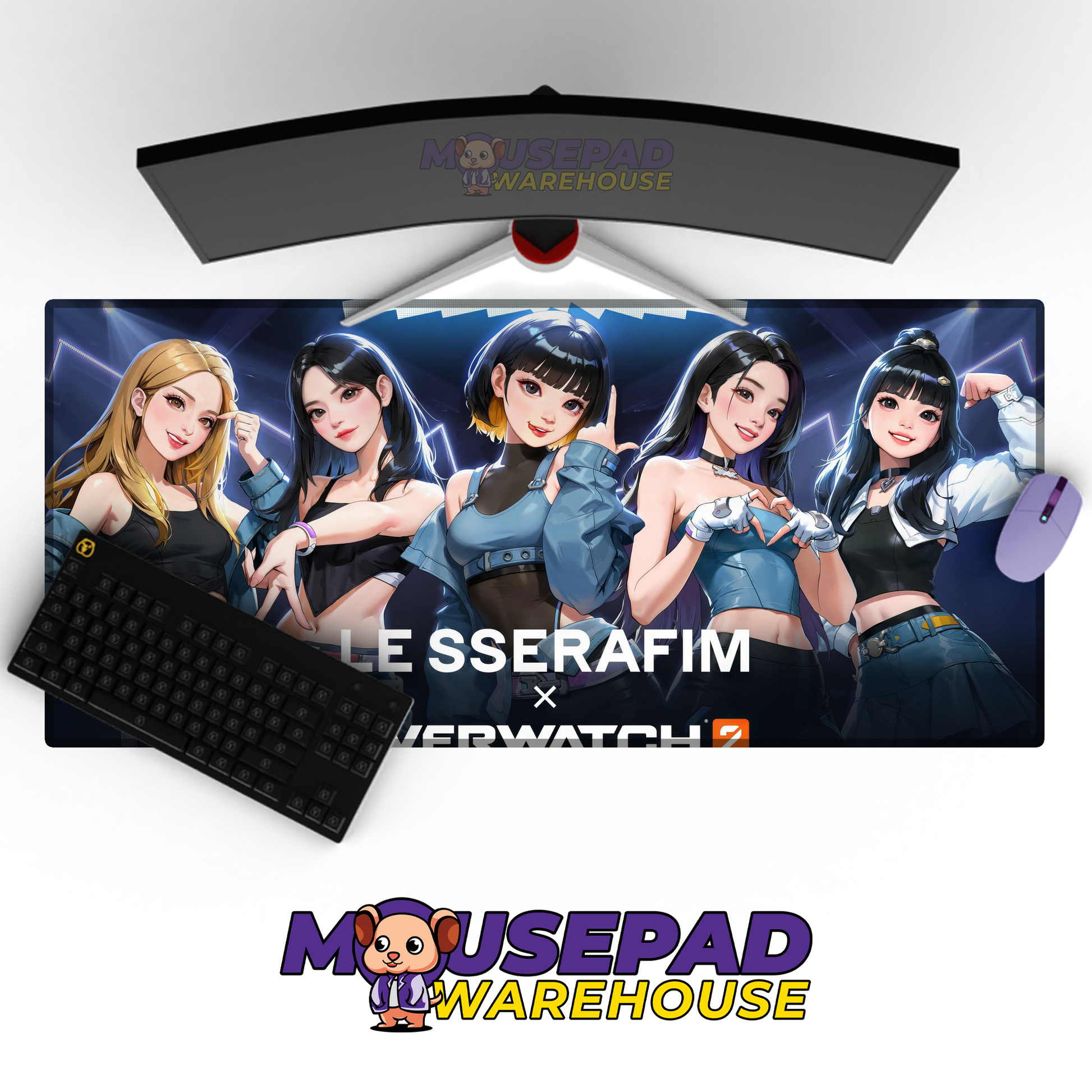 LE SSERAFIM V9 Mousepad Mockup