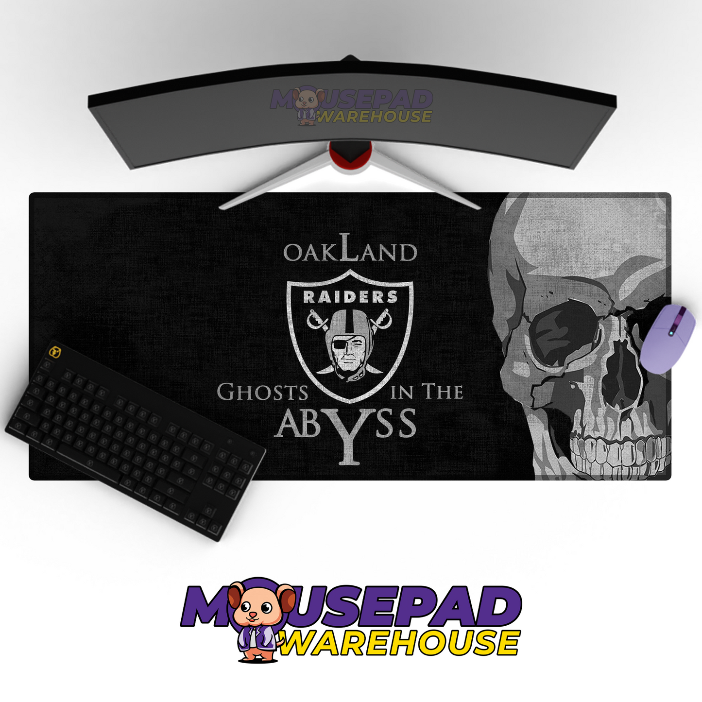 Las Vegas Raiders V19 Mousepad Deskmat Mockup