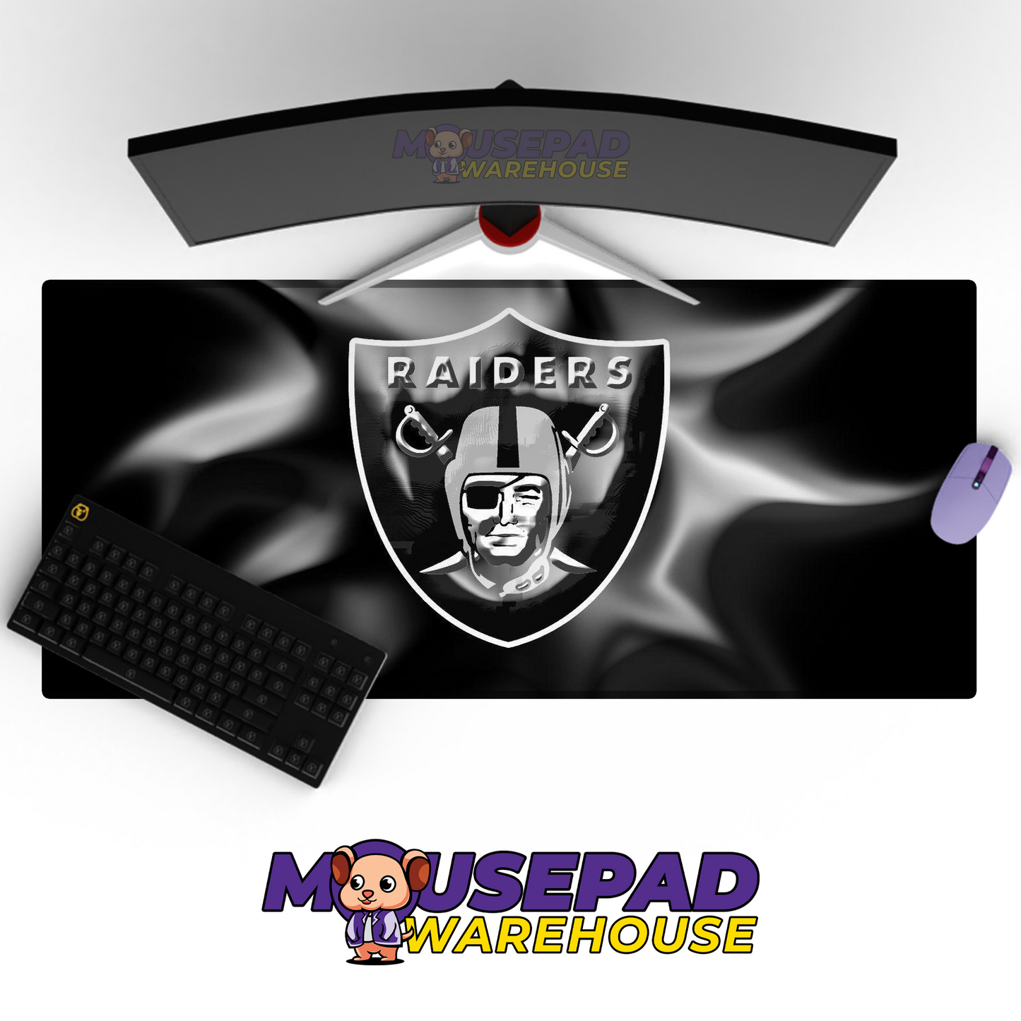 Las Vegas Raiders V21 Mousepad Deskmat Mockup
