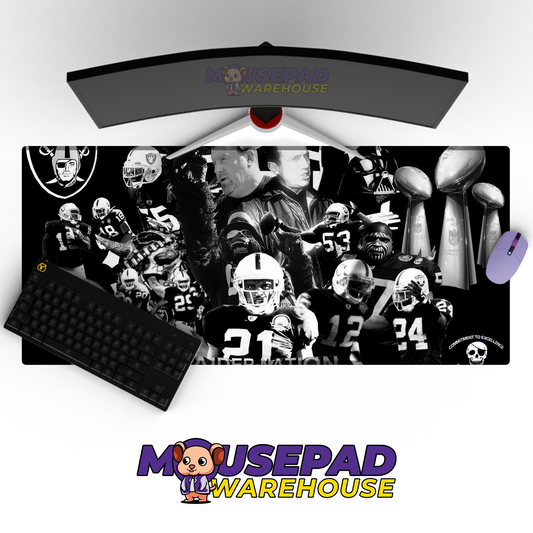 Las Vegas Raiders V24 Mousepad Deskmat Mockup