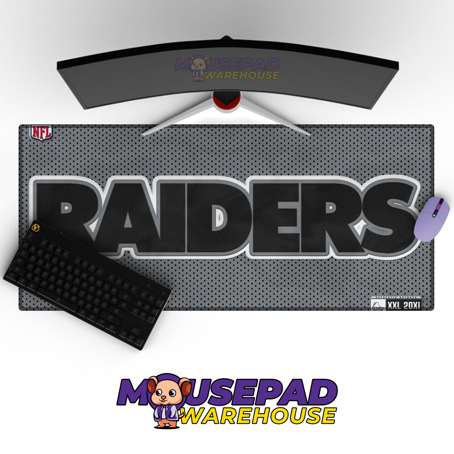 Las Vegas Raiders V27 Mousepad Deskmat Mockup
