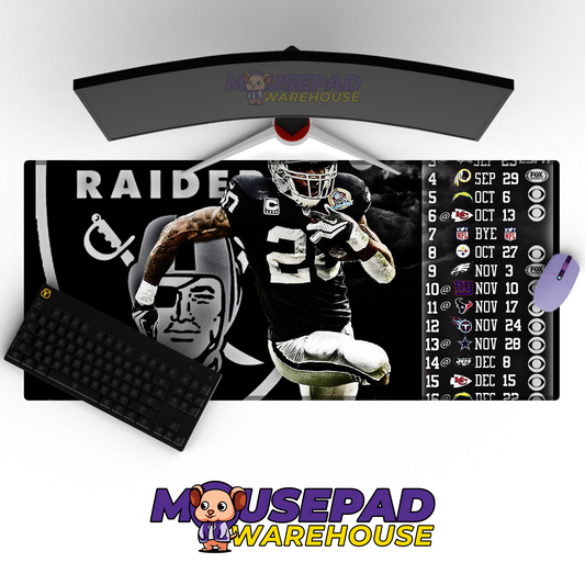 Las Vegas Raiders V29 Mousepad Deskmat Mockup