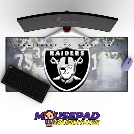 Las Vegas Raiders V6 Mousepad Deskmat Mockup