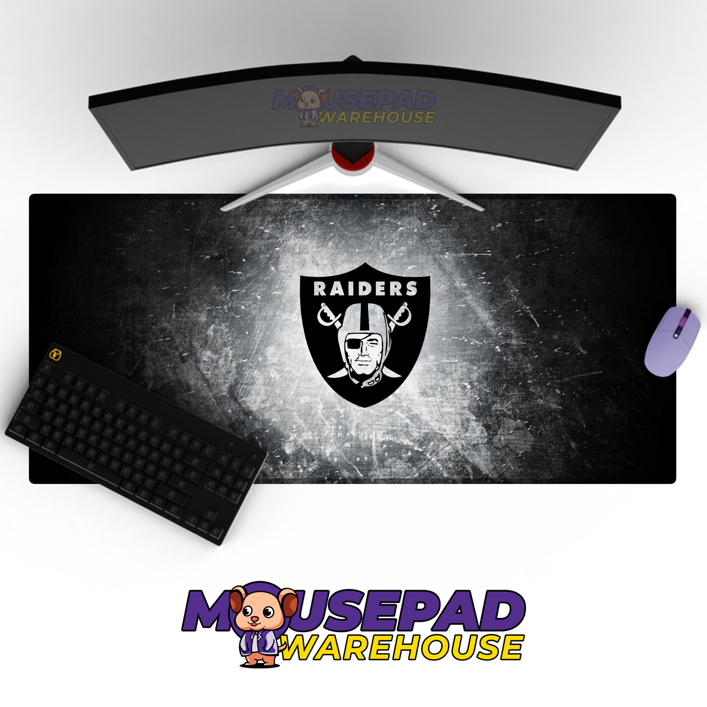 Las Vegas Raiders V8 Mousepad Deskmat Mockup