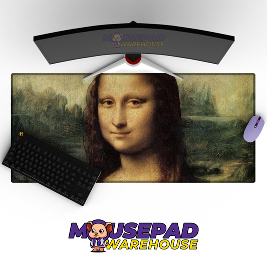 Leonardo Da Vinci - Mona Lisa Art (Painting) Mousepad