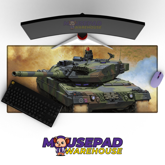 Leopard 2 Tank V11 Mousepad Deskmat Mockup