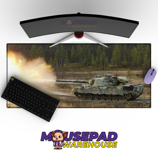 Leopard 2 Tank V12 Mousepad Deskmat Mockup