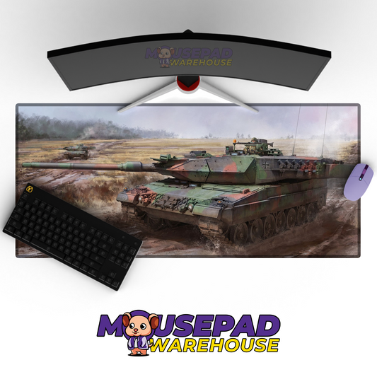 Leopard 2 Tank V13 Mousepad Deskmat Mockup