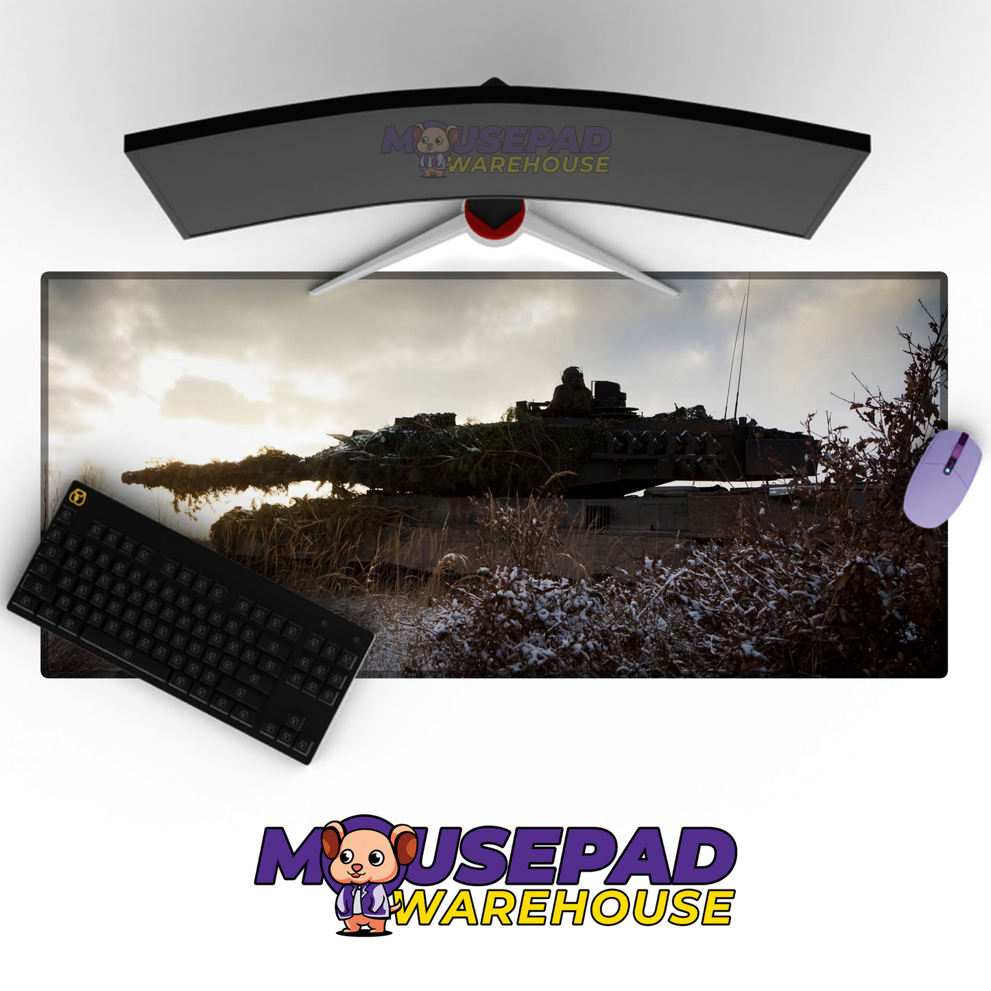 Leopard 2 Tank V16 Mousepad Deskmat Mockup