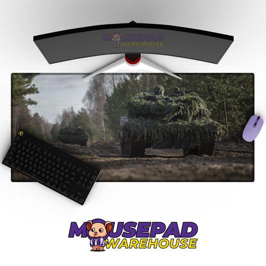 Leopard 2 Tank V21 Mousepad Deskmat Mockup