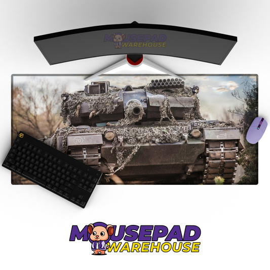 Leopard 2 Tank V22 Mousepad Deskmat Mockup