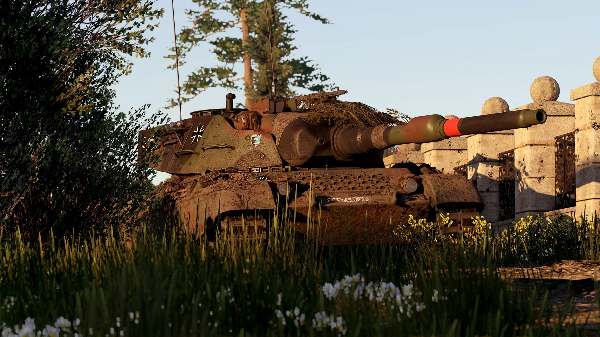 Leopard 2 Tank V23 Mousepad Deskmat
