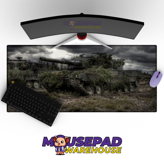 Leopard 2 Tank V2 Mousepad Deskmat Mockup