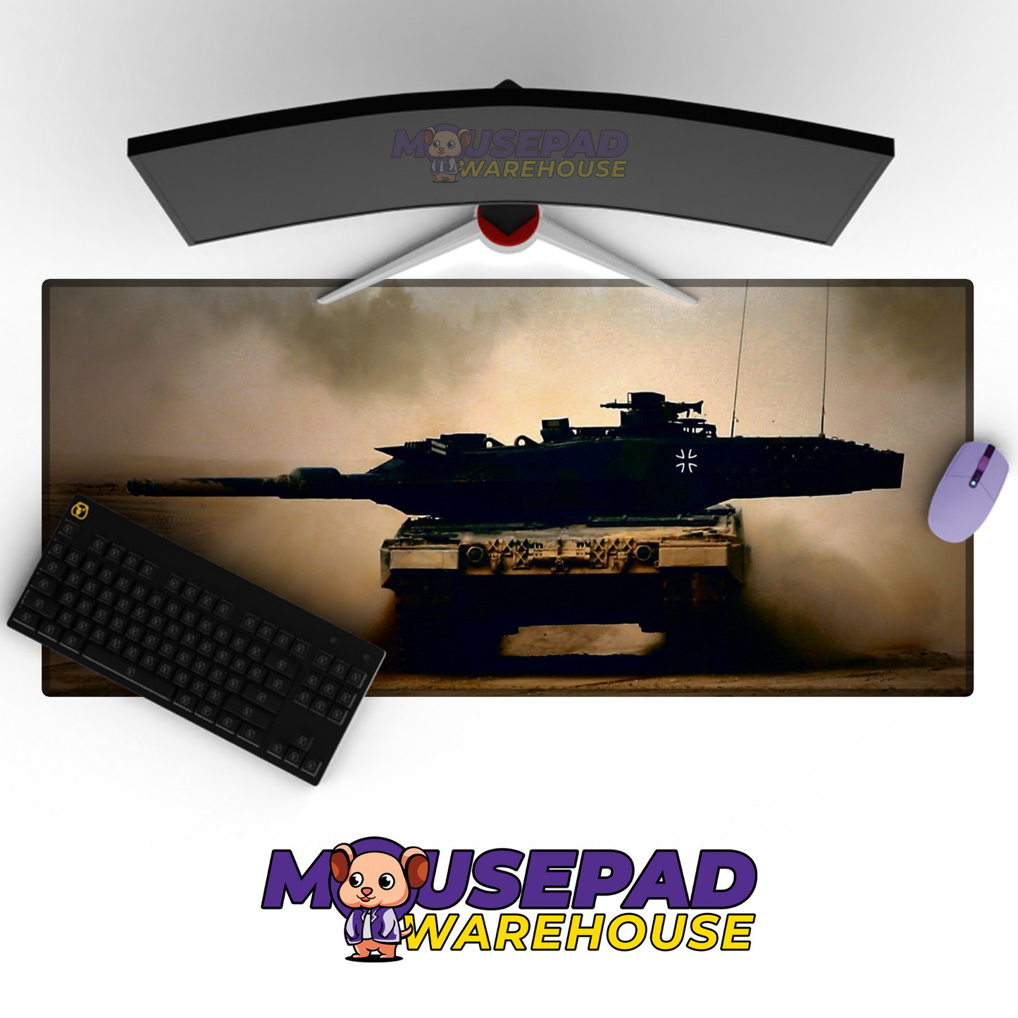 Leopard 2 Tank V6 Mousepad Deskmat Mockup