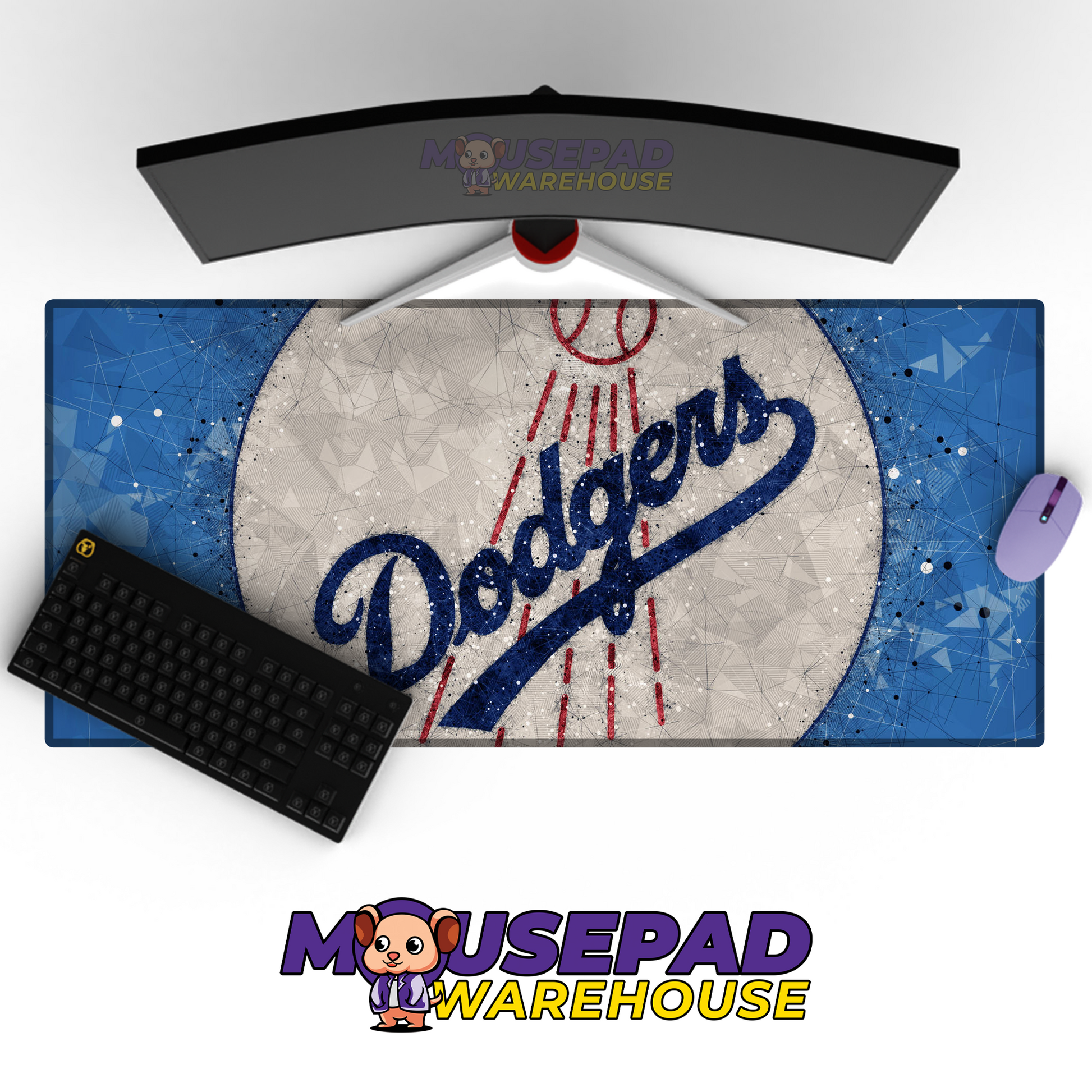 Los Angeles Dodgers V12 Mousepad Mockup