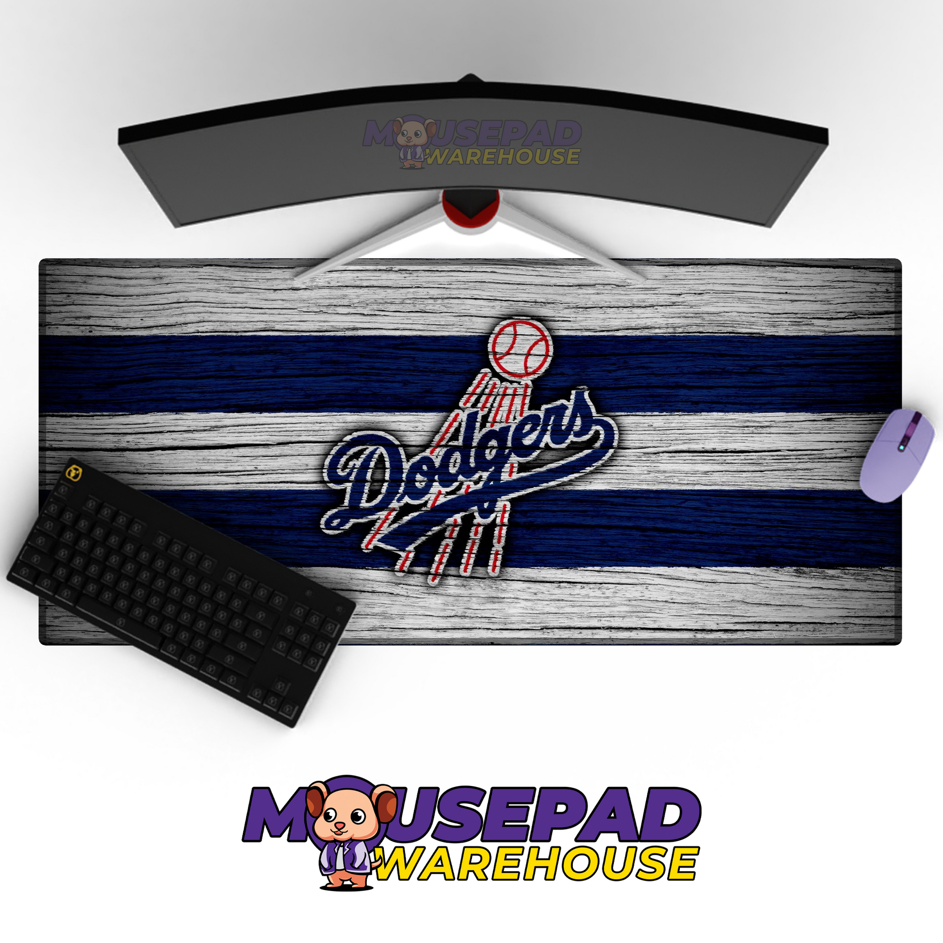 Los Angeles Dodgers V13 Mousepad Mockup