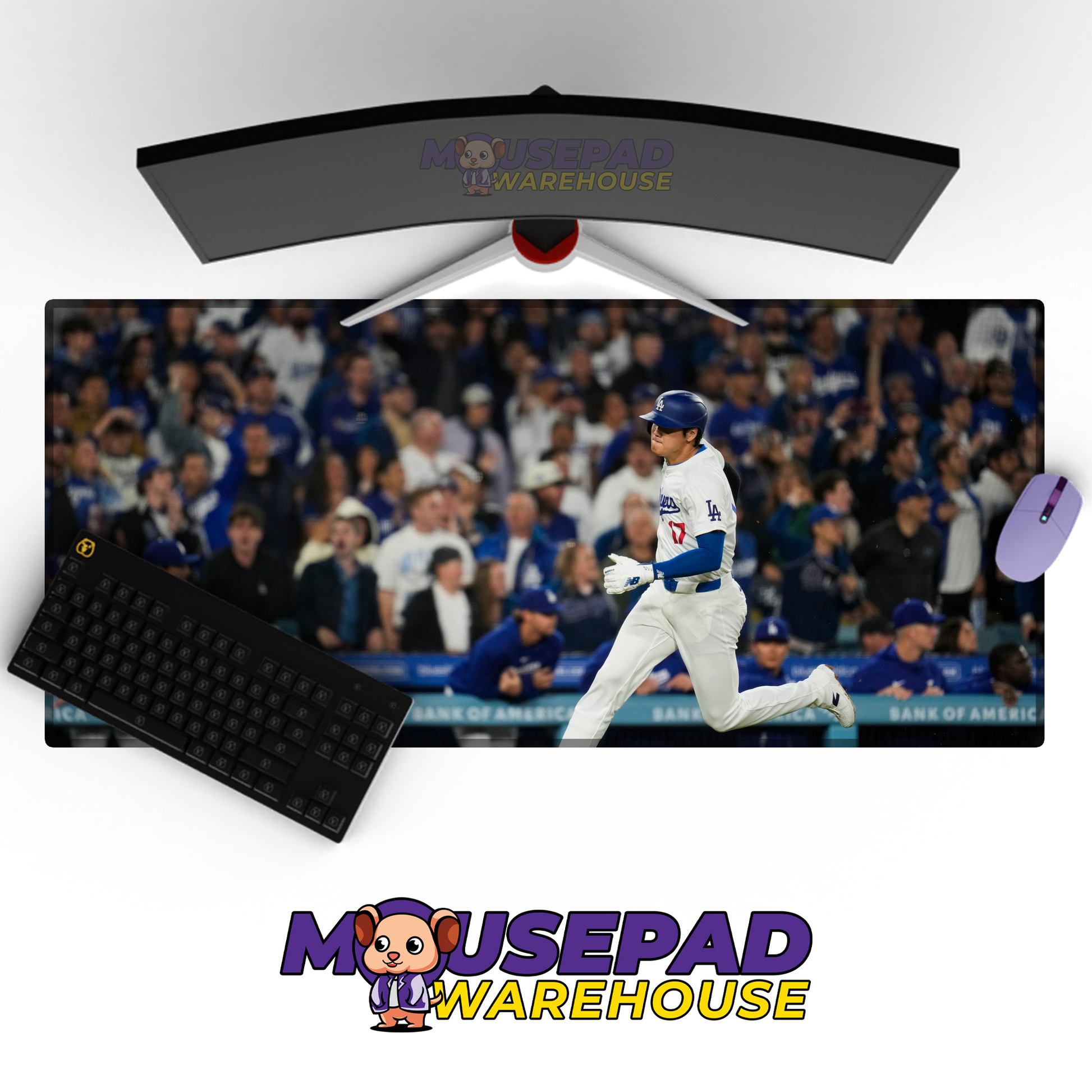 Los Angeles Dodgers V14 Mousepad Mockup