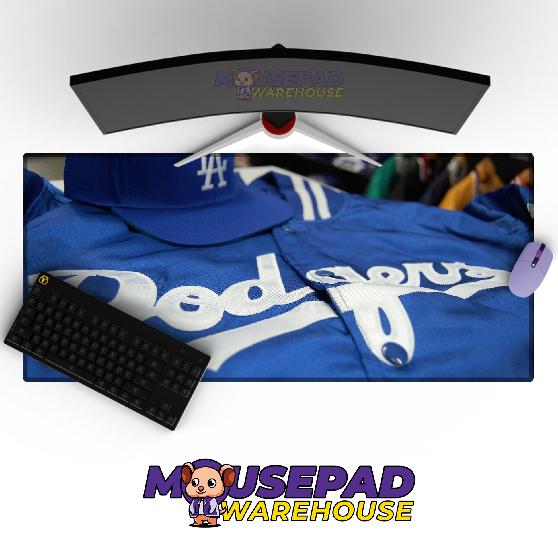 Los Angeles Dodgers V1 Mousepad Mockup