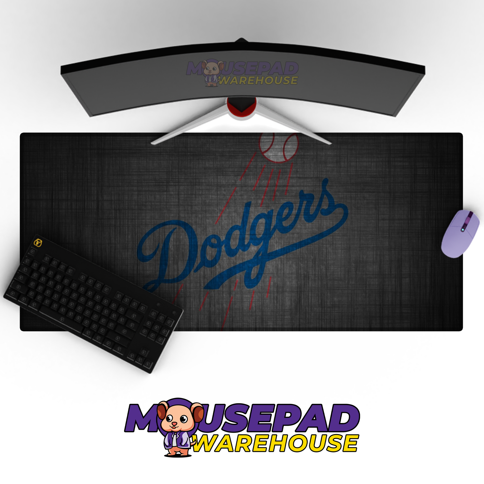 Los Angeles Dodgers V6 Mousepad Mockup