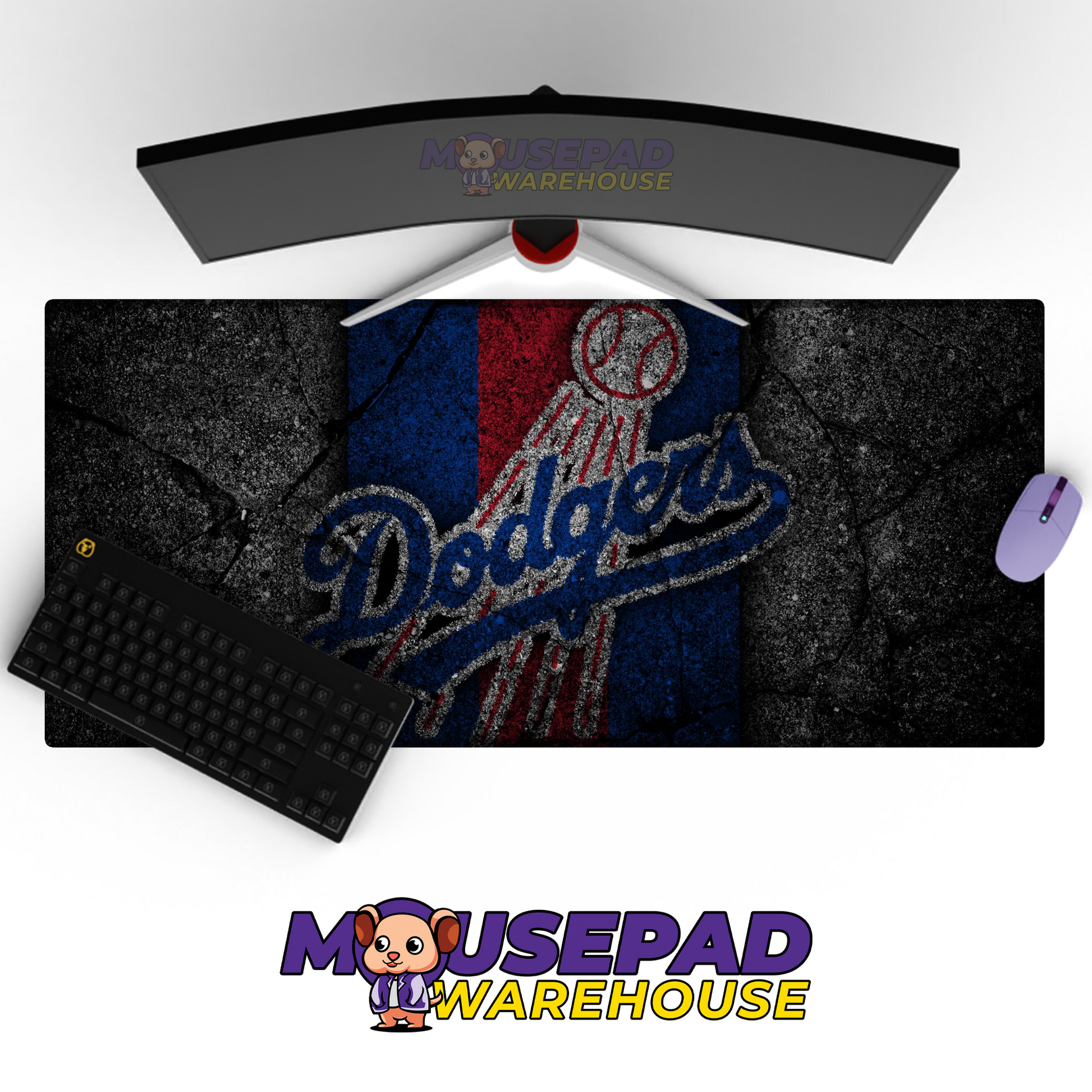 Los Angeles Dodgers V8 Mousepad Mockup