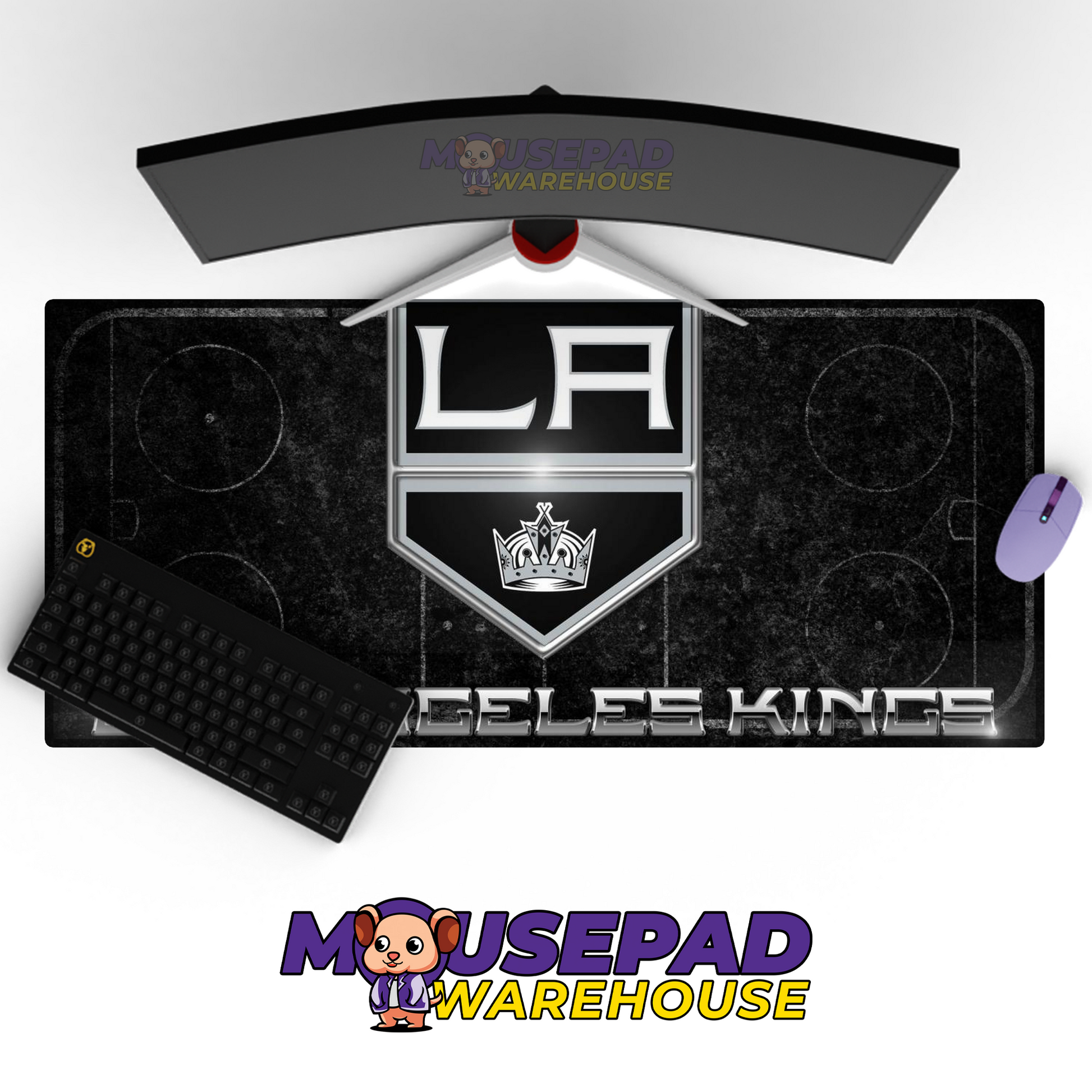 Los Angeles Kings V10 Mousepad Deskmat Mockup