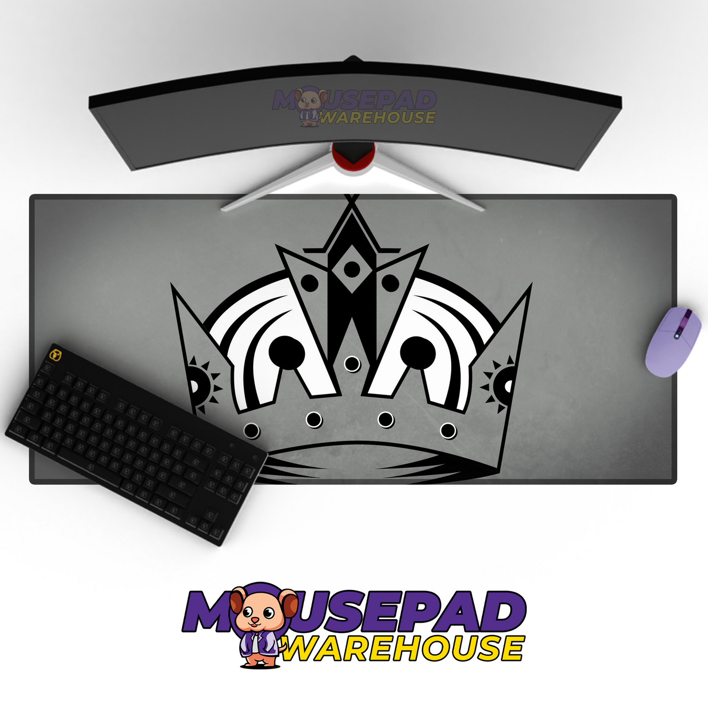 Los Angeles Kings V13 Mousepad Deskmat Mockup
