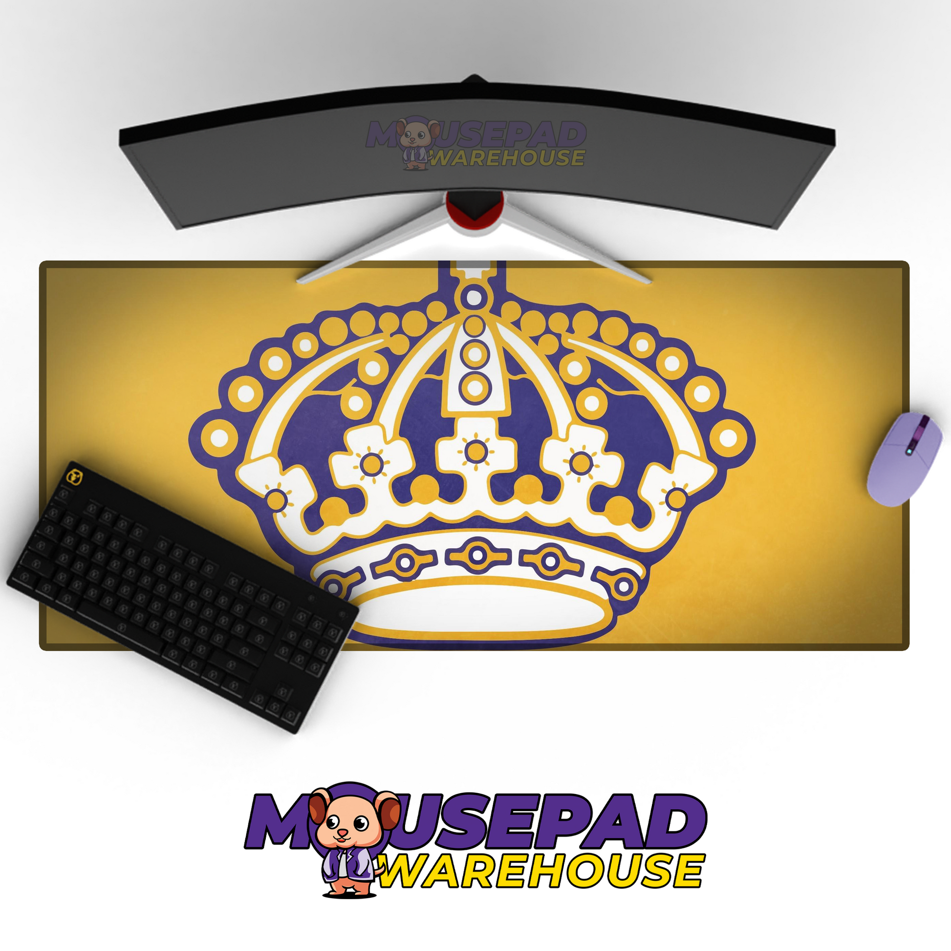 Los Angeles Kings V15 Mousepad Deskmat Mockup