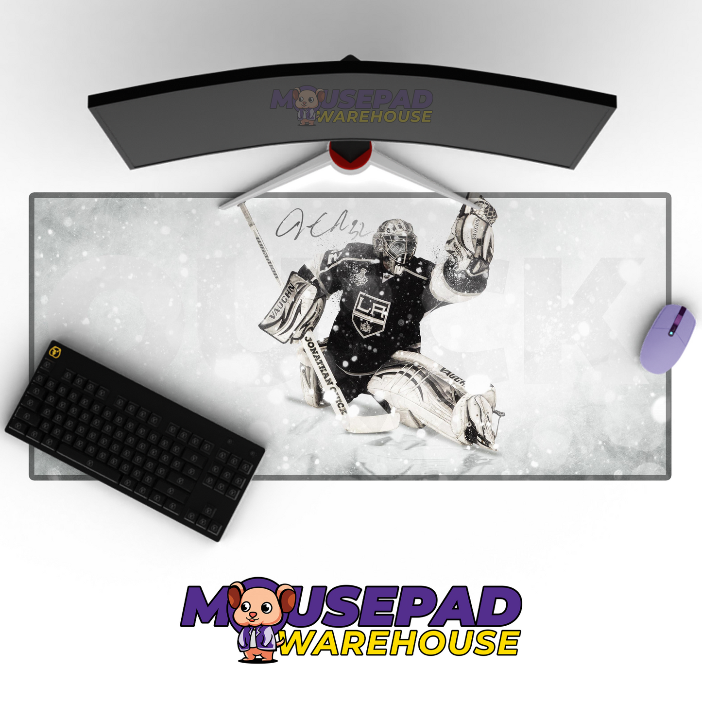 Los Angeles Kings V16 Mousepad Deskmat Mockup
