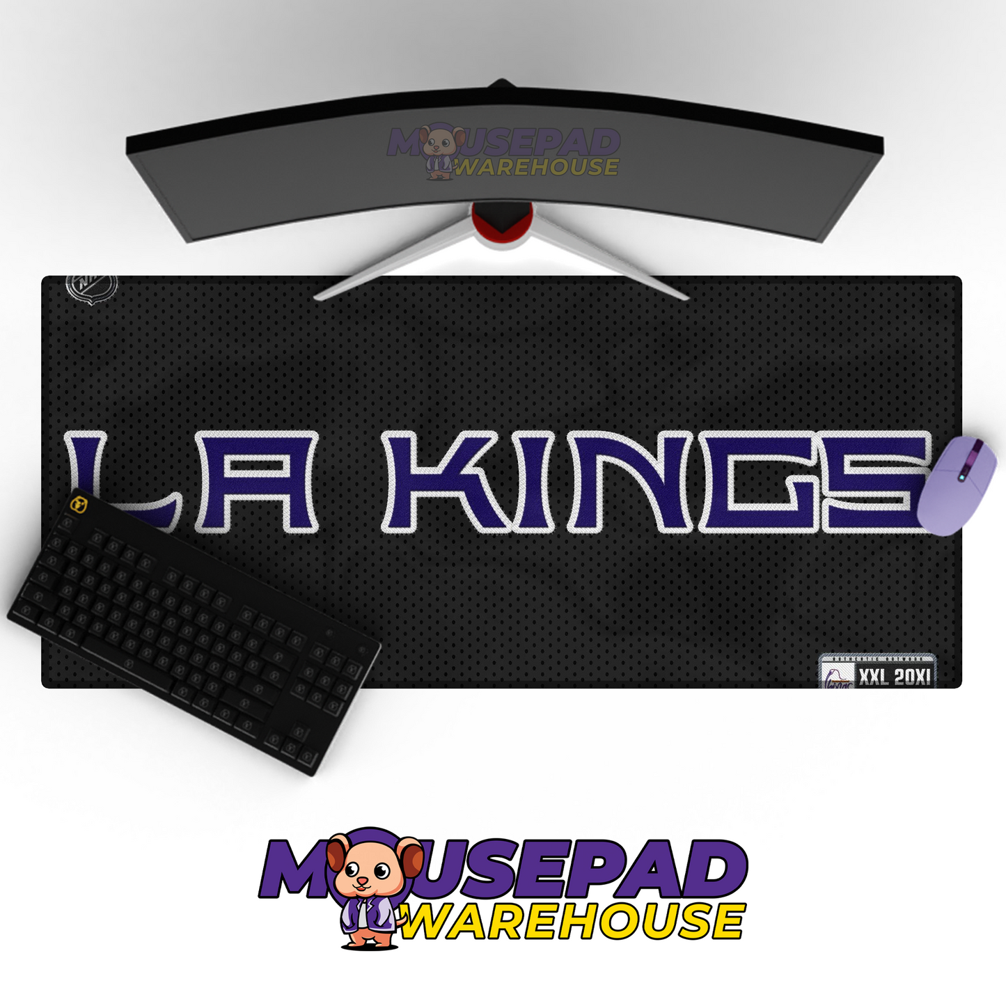 Los Angeles Kings V18 Mousepad Deskmat Mockup