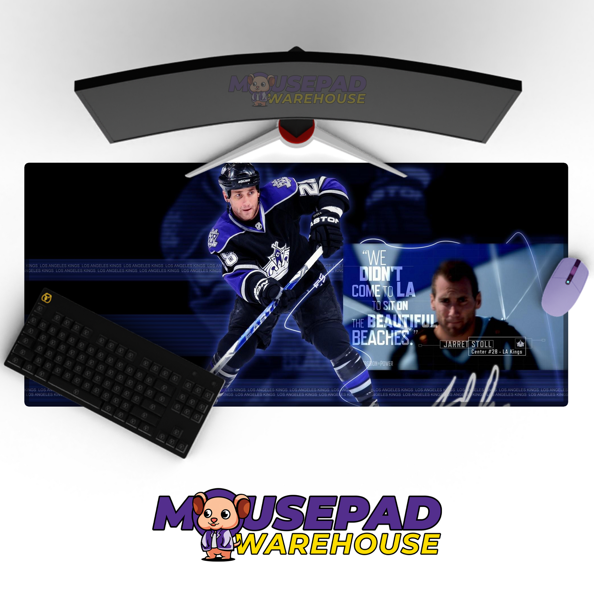 Los Angeles Kings V21 Mousepad Deskmat Mockup