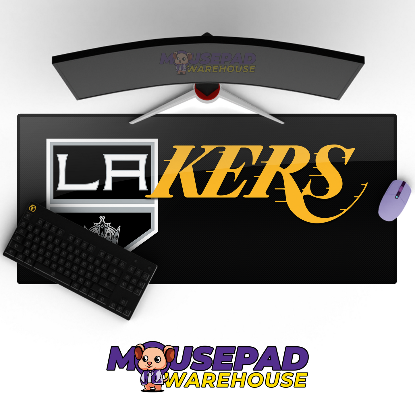 Los Angeles Kings V23 Mousepad Deskmat Mockup